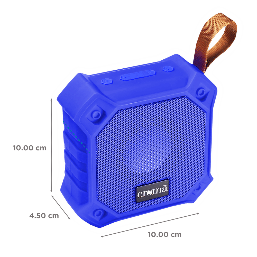 Buy Croma 5W Portable Bluetooth Speaker (IPX7 Water Resistant, Builtin
